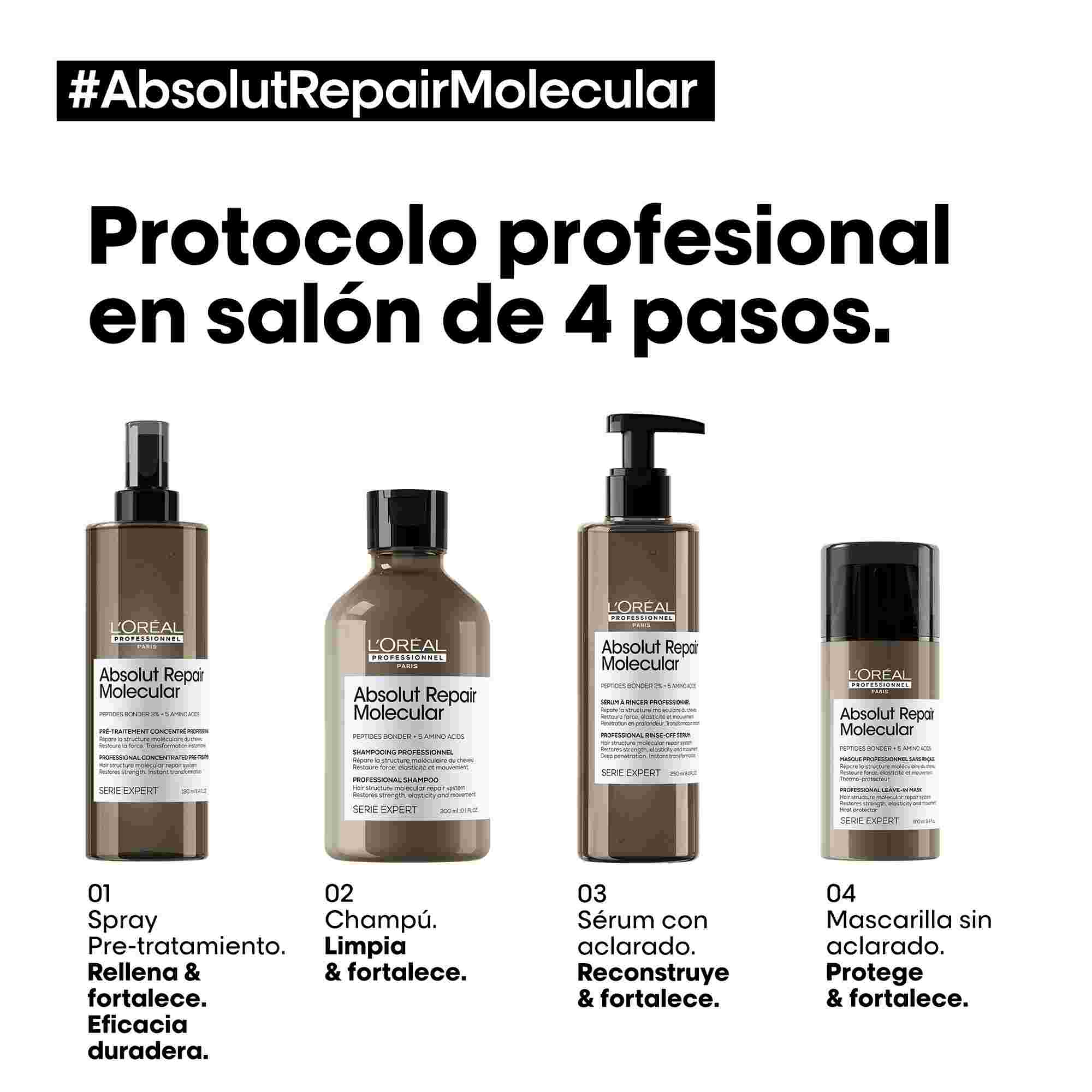 Absolut Repair Molecular Champú Sin Sulfatos 300 ML - Image 6