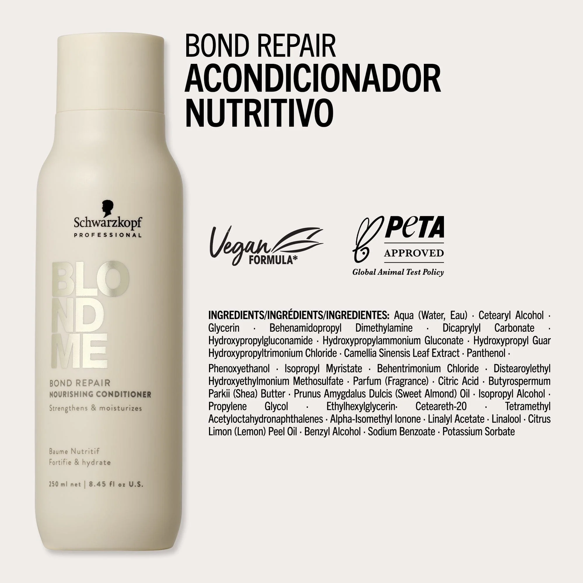 Acondicionador Nutritivo Bond Repair de BLONDME 250ml - Image 5