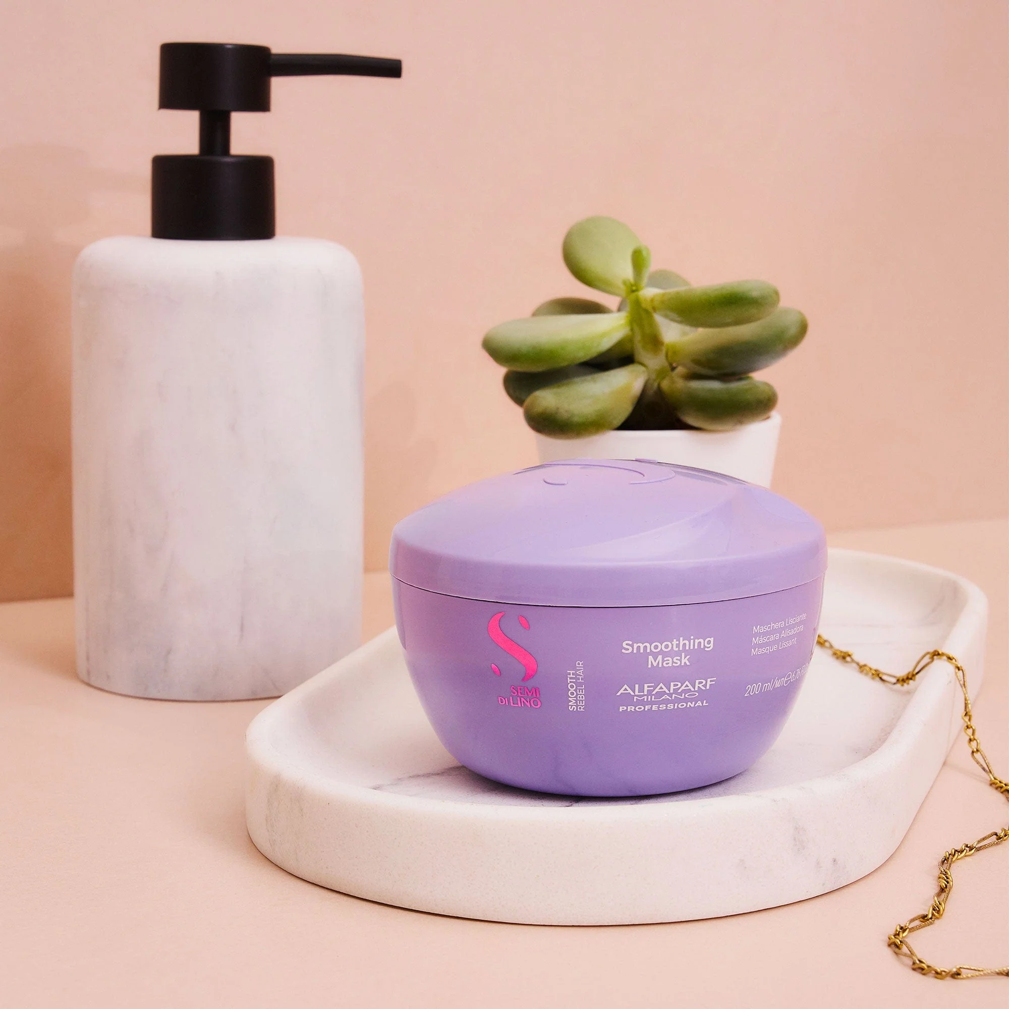 Alfaparf Semi di Lino Smooth Smoothing Mask 200 ml - Image 2