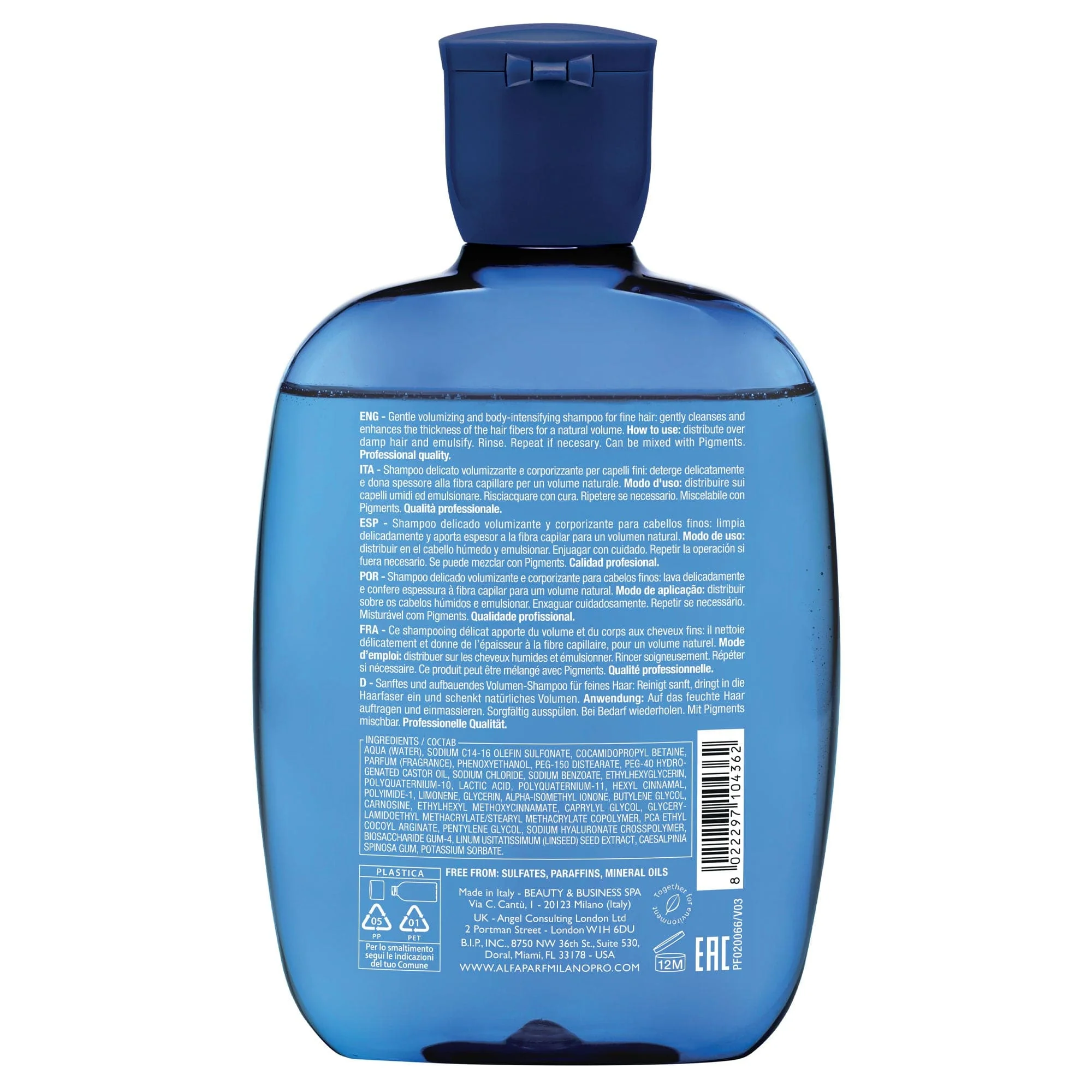Alfaparf Semi di Lino Volume Volumizing Low Shampoo 250 ml - Image 3