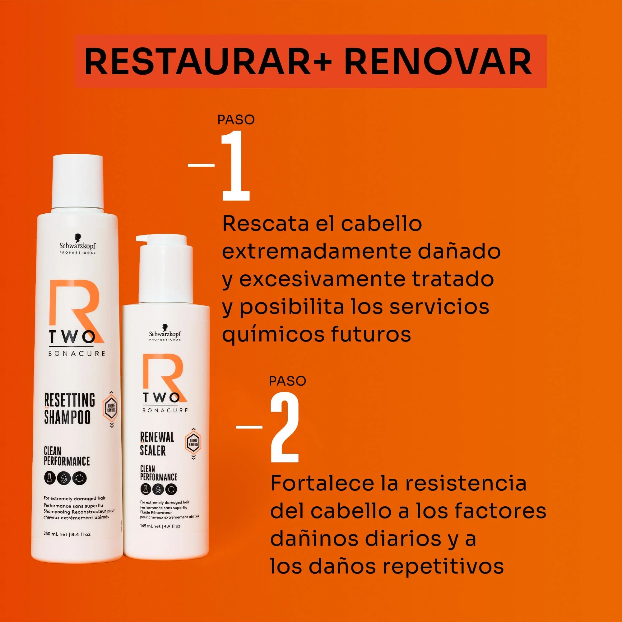 BC Bonacure R-TWO Champú Restaurador 250ml - Image 3