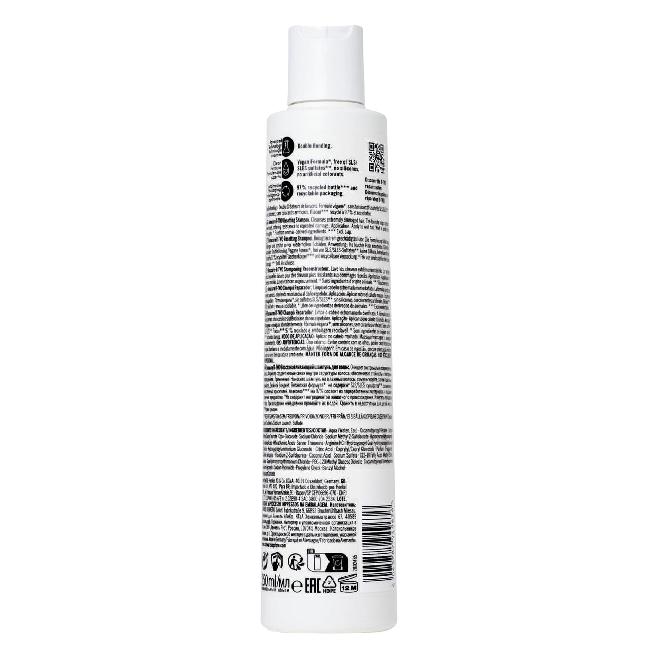BC Bonacure R-TWO Champú Restaurador 250ml - Image 9