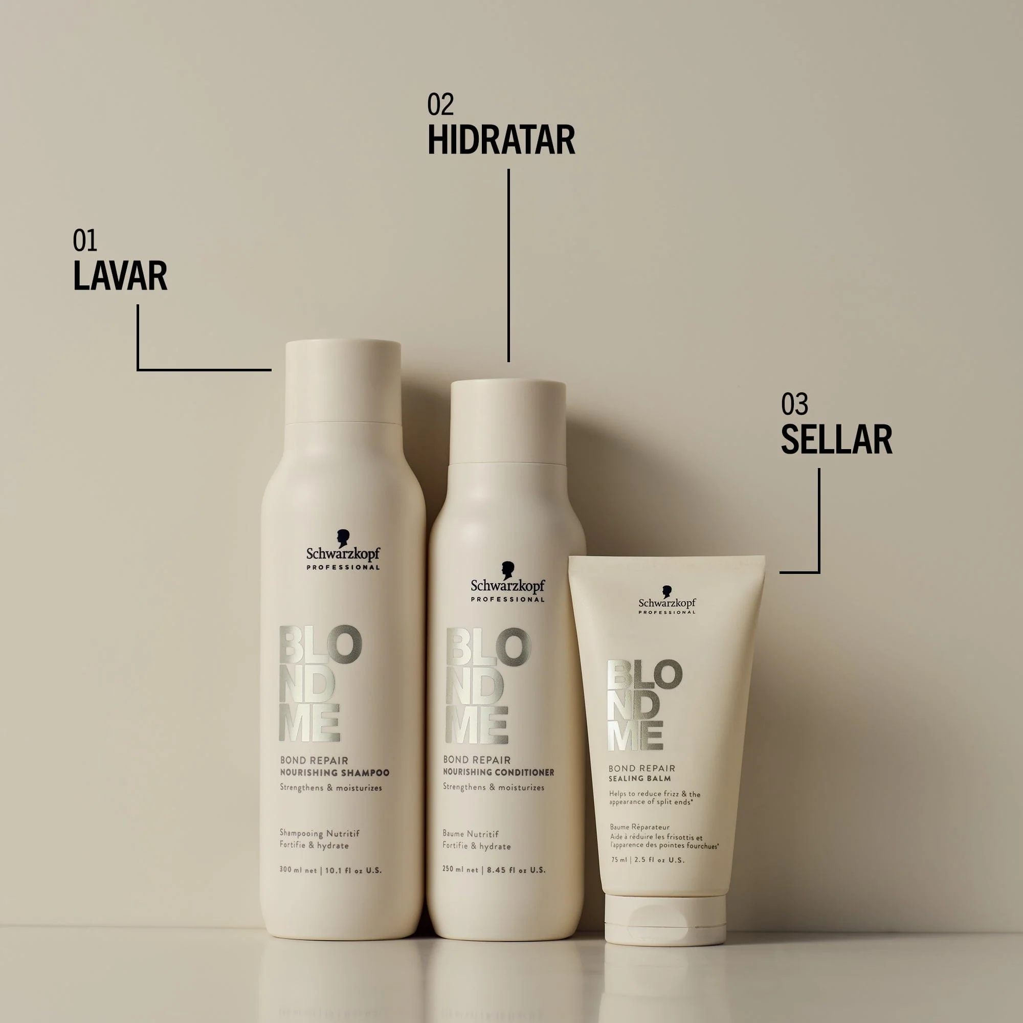 Champú Nutritivo Bond Repair de BLONDME 300ml - Image 2