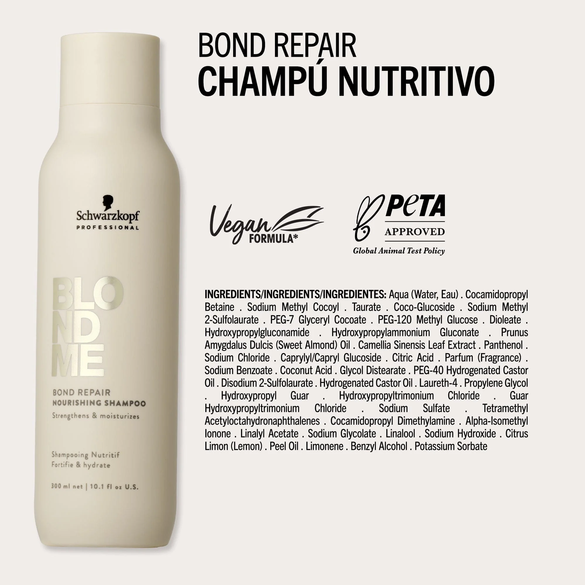 Champú Nutritivo Bond Repair de BLONDME 300ml - Image 4