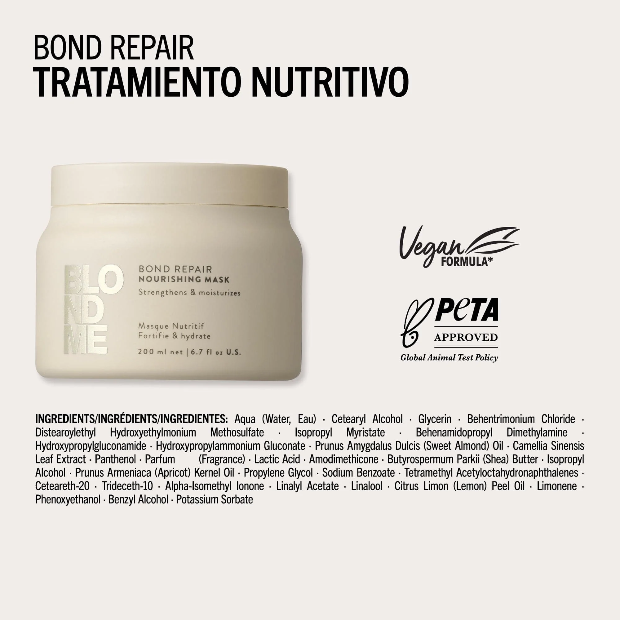 Tratamiento Nutritivo Bond Repair de BLONDME 500ml - Image 5