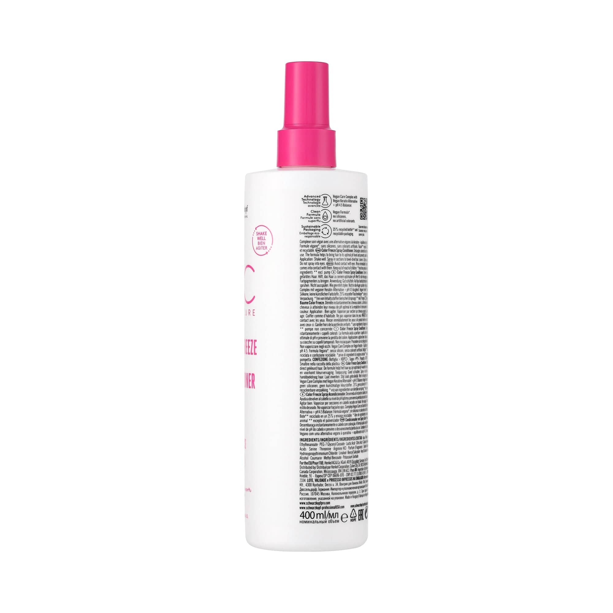 Bonacure Color Freeze Spray Acondicionador 400ml - Image 5