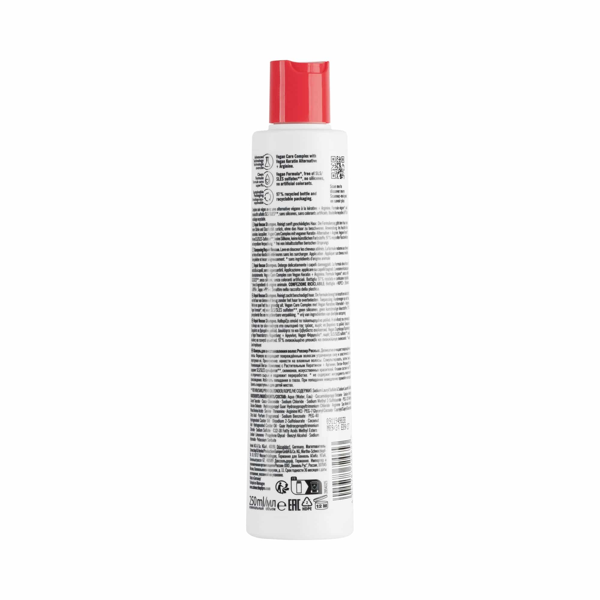 Bonacure Repair Rescue Champú 250ml - Image 6
