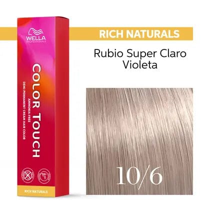 Color Touch 10/6 Rubio Súper Claro Violeta-60ML - Image 3
