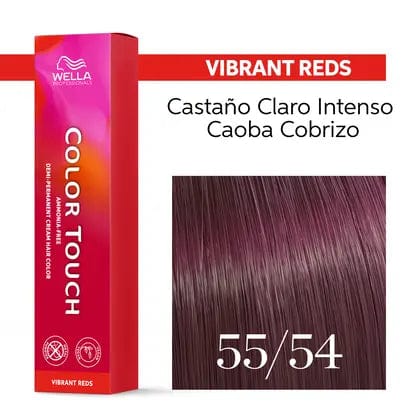 Color Touch 55/54 Castaño Claro Intenso Caoba Cobrizo -60ML - Image 3