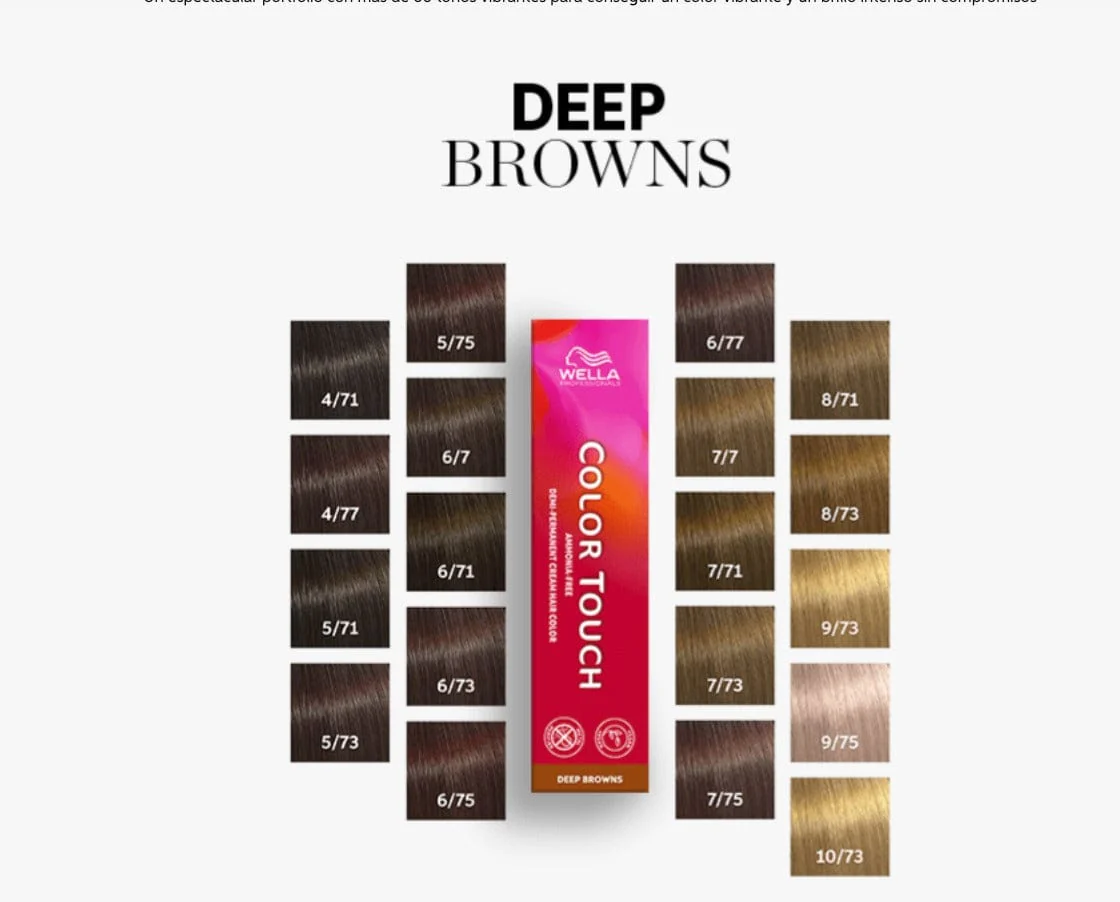 Color Touch 5/73 Castaño Claro Marrón Dorado -60ML - Image 4