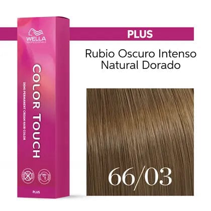 Color Touch 66/03 Rubio Oscuro Intenso Natural Dorado-60ML - Image 2