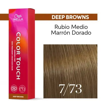 Color Touch 7/73 Rubio Medio Marrón Dorado -60ML - Image 3