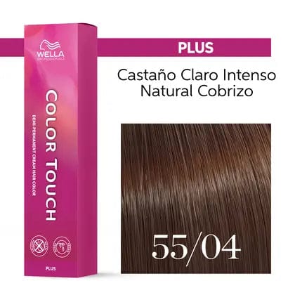 Color Touch Plus 55/04 Castaño Claro Intenso Natural Cobrizo-60ML - Image 3