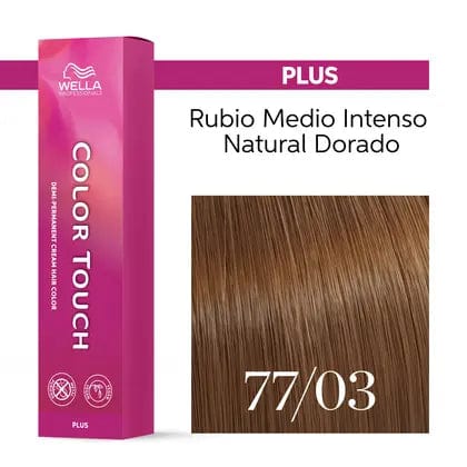 Color Touch Plus 77/03 Rubio Medio Intenso Natural Dorado-60ML - Image 3