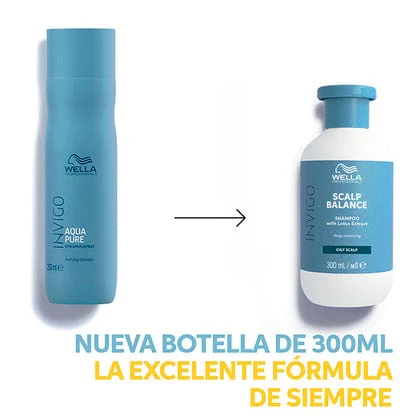Wella Invigo - Champú SCALP BALANCE PURE ANTIGRASA (Oily Scalps) 300ml - Image 2