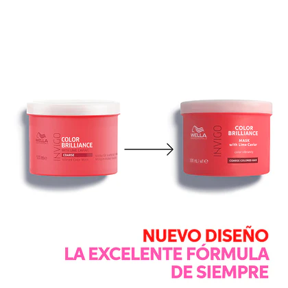 Wella Invigo - Mascarilla COLOR BRILLIANCE cabello teñido grueso 500 ml - Image 2