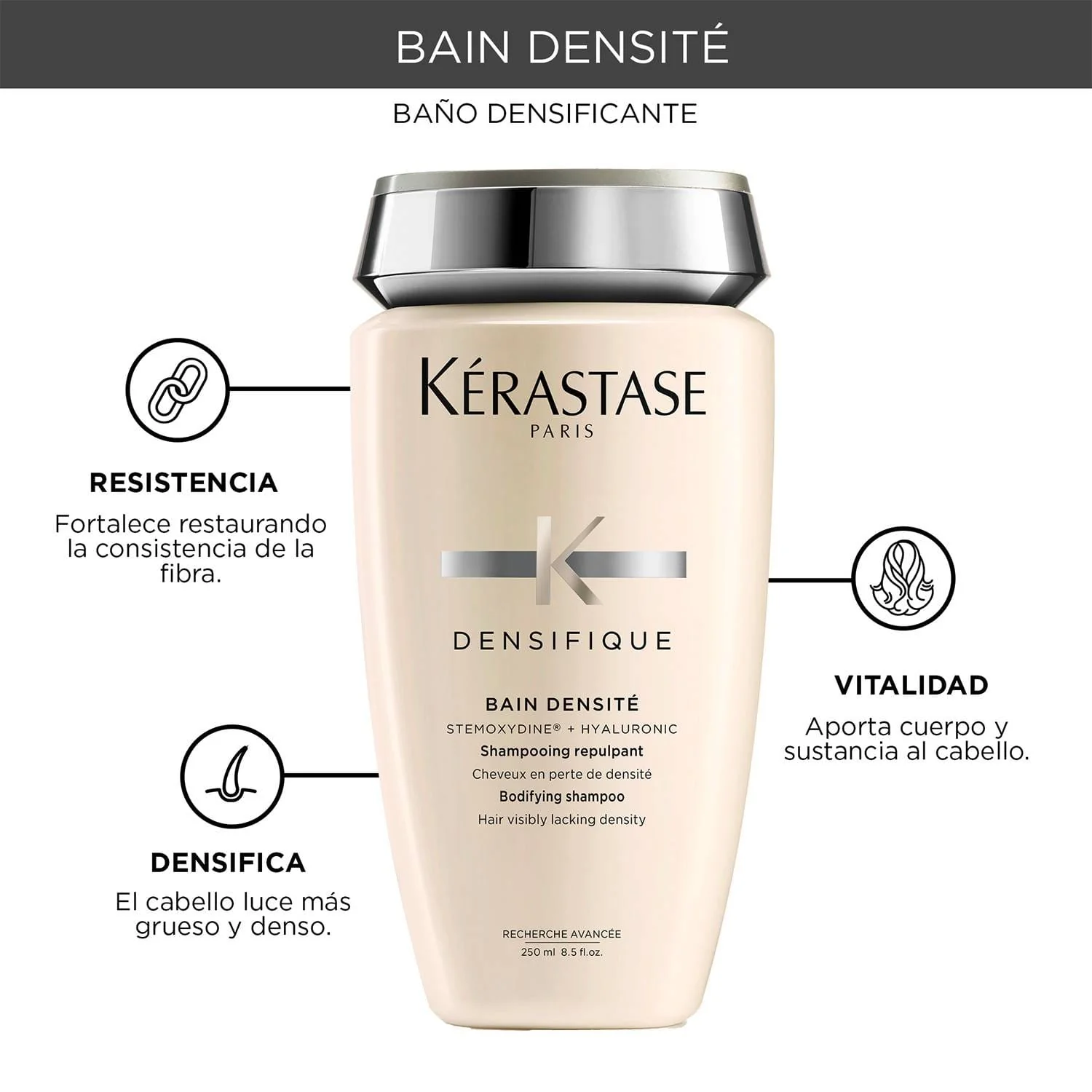 DENSIFIQUE Champú Densité 250 Ml - Image 4