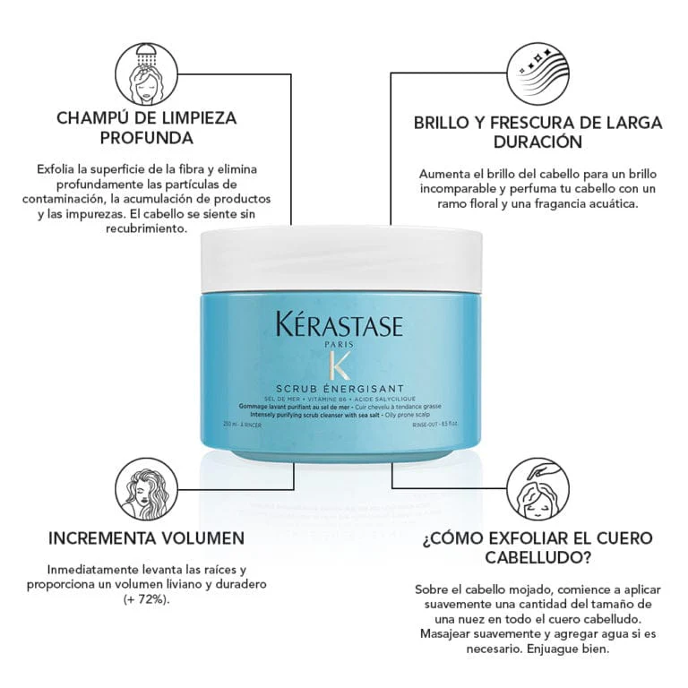 FUSIO Scrub Champú Exfoliante Energizante 250 Ml - Image 4