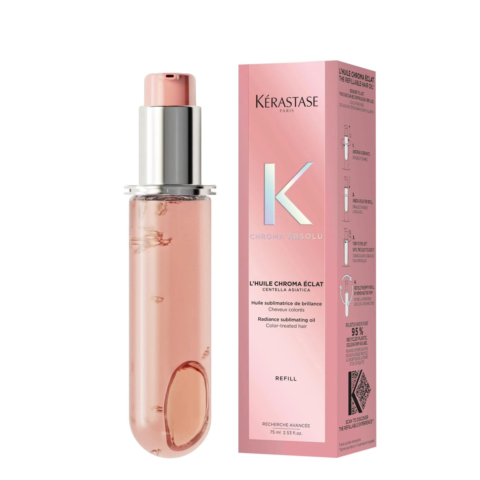 KERASTASE CHROMA ABSOLU Huile Chroma Eclat Recarga 75ml - Image 3