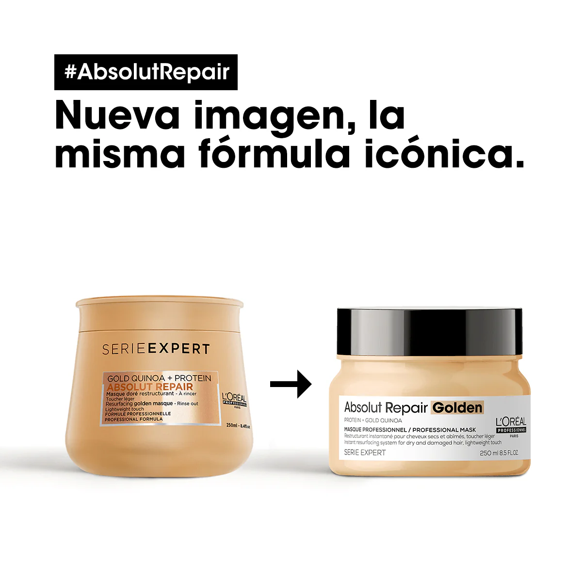 Mascarilla Dorada Absolut Repair 250ml - Image 3