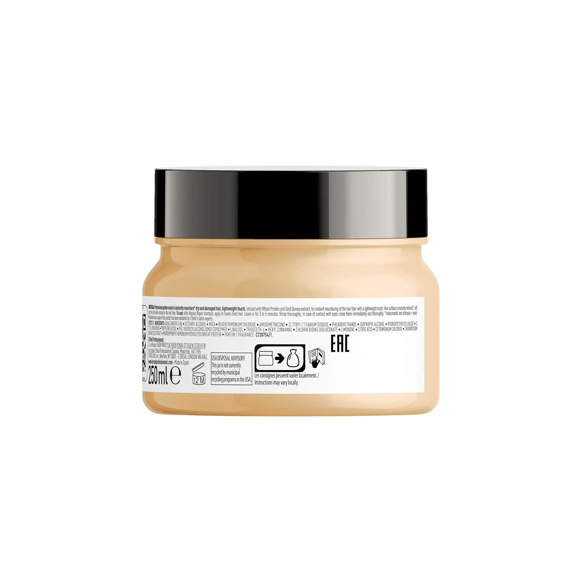 Mascarilla Dorada Absolut Repair 250ml - Image 4