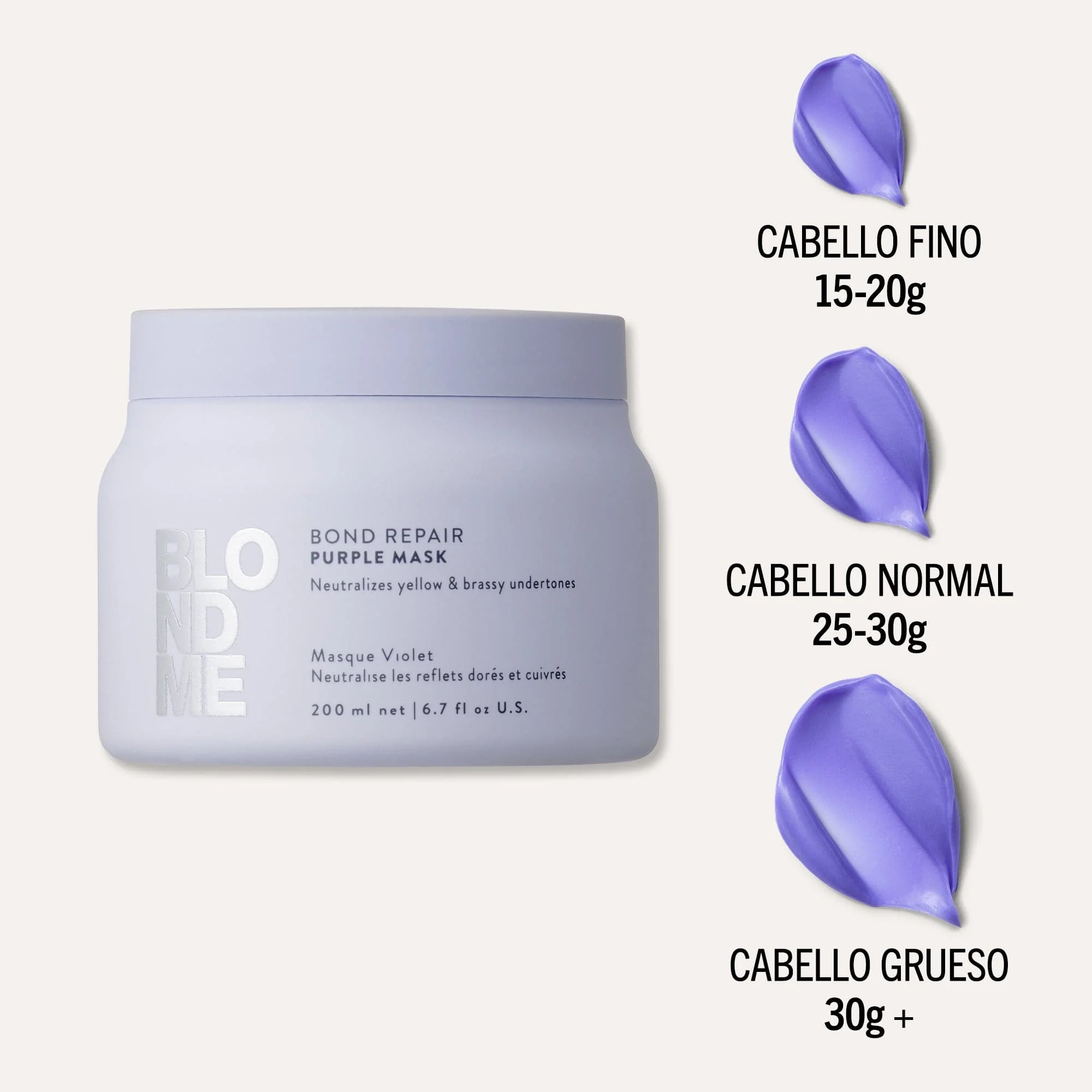 Tratamiento Morado Bond Repair de BLONDME 200ml - Image 2