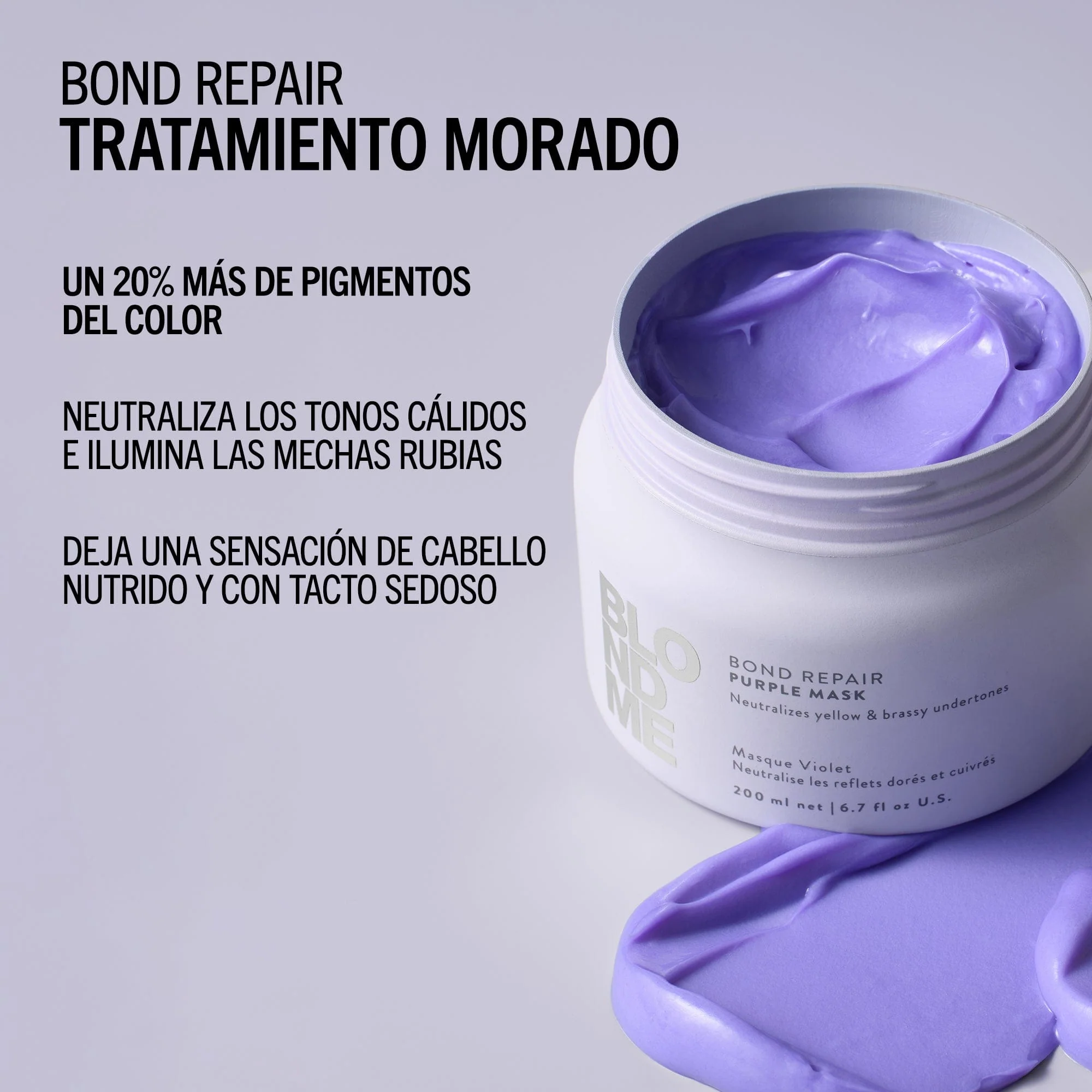 Tratamiento Morado Bond Repair de BLONDME 200ml - Image 3