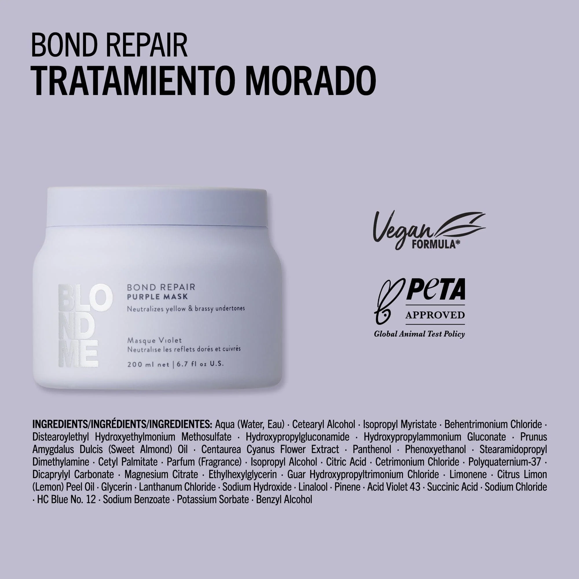 Tratamiento Morado Bond Repair de BLONDME 200ml - Image 5