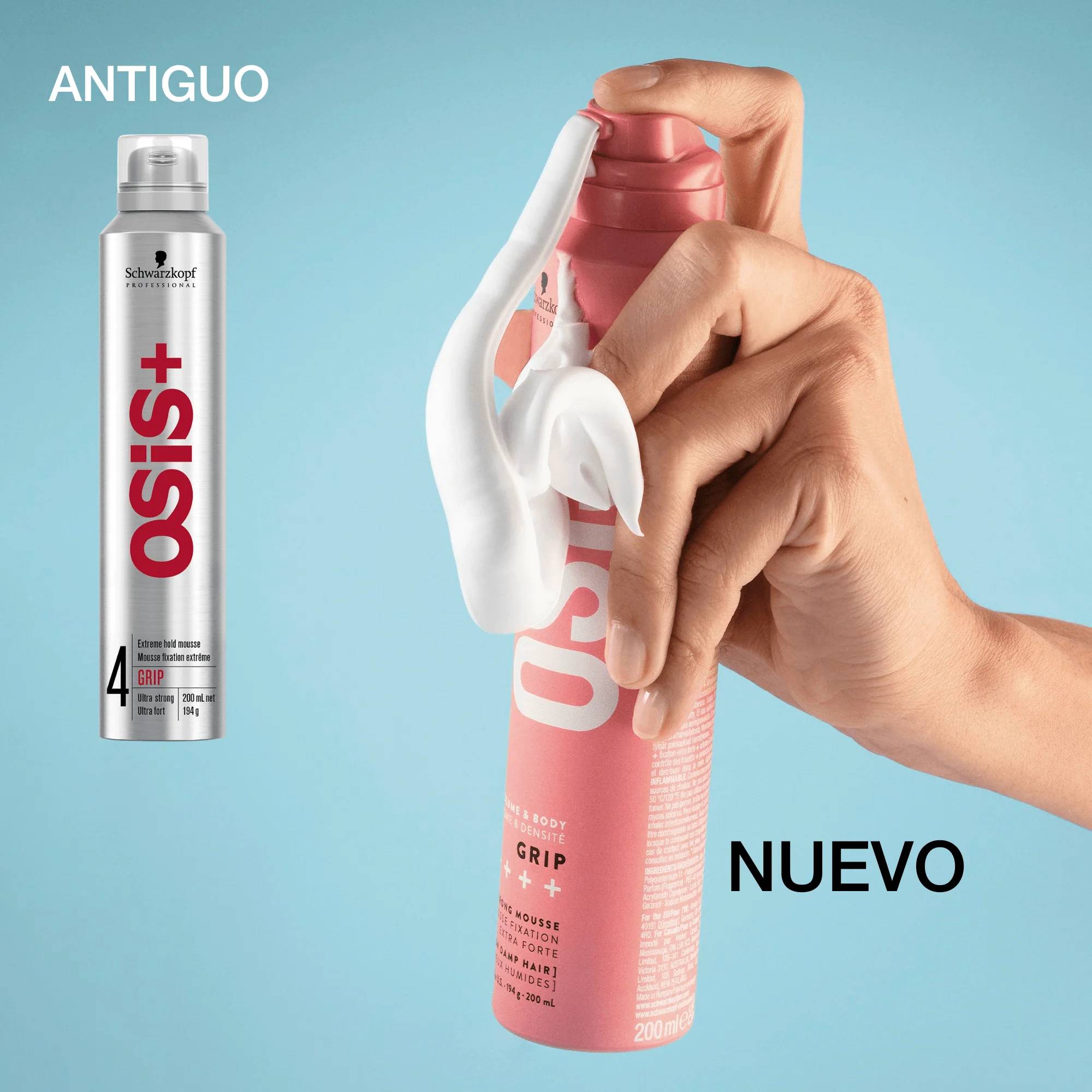 OSiS Grip Espuma 200ml - Image 2
