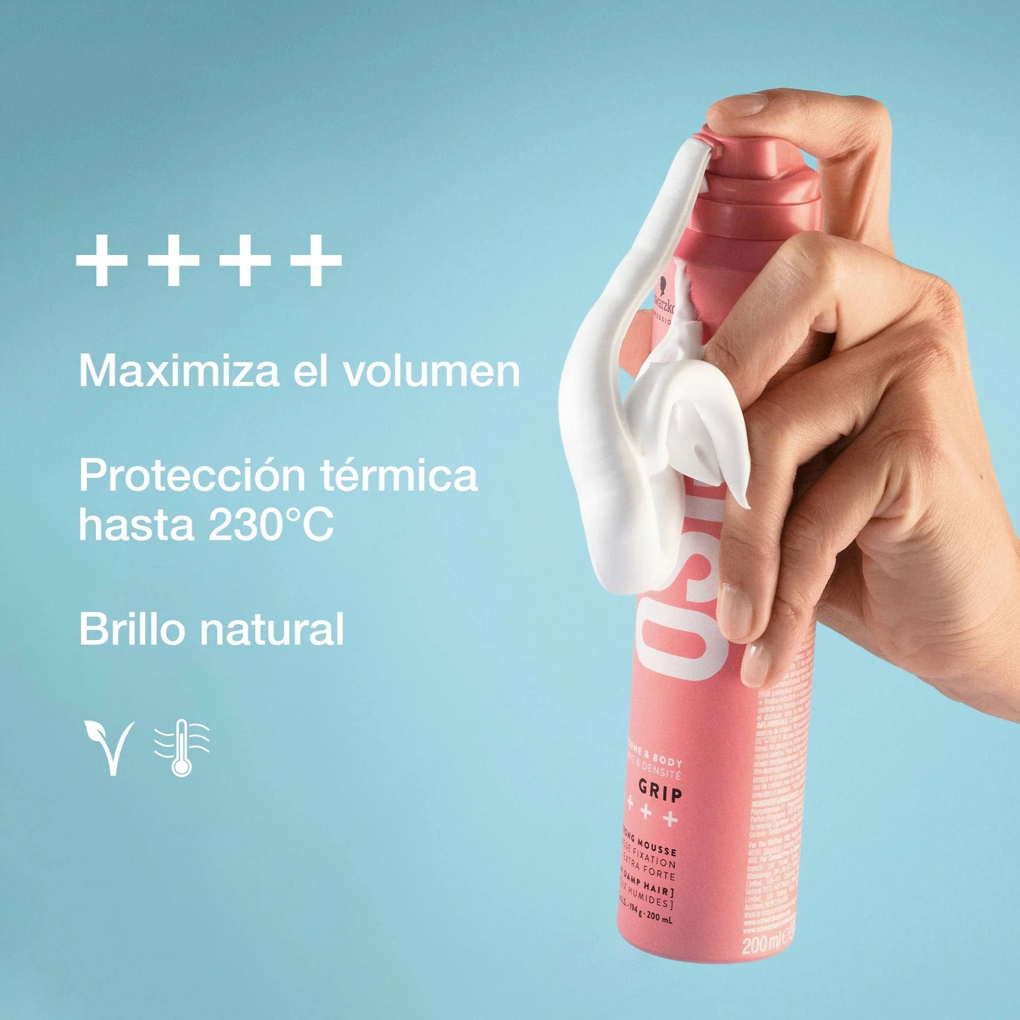 OSiS Grip Espuma 200ml - Image 3