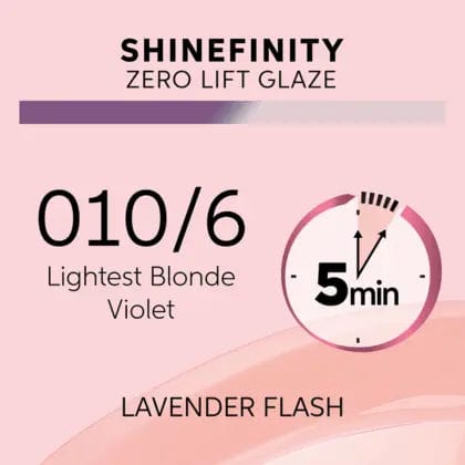 Shinefinity Wella 010/6 Rubio Claro Ceniza Lanvada -60ML - Image 4