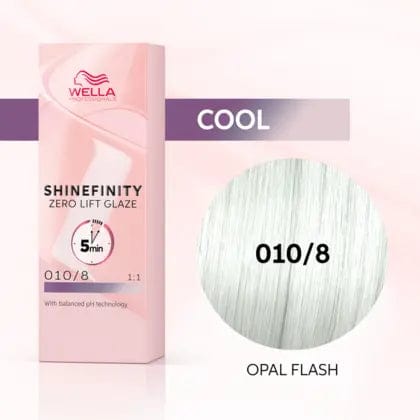 Shinefinity Wella 010/8 Rubio Claro Ceniza Ópalo -60ML