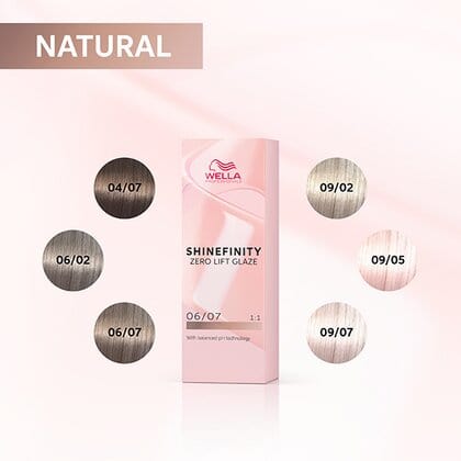 Shinefinity Wella 04/07 Castaño Medio Natural Marrón -60ML - Image 4