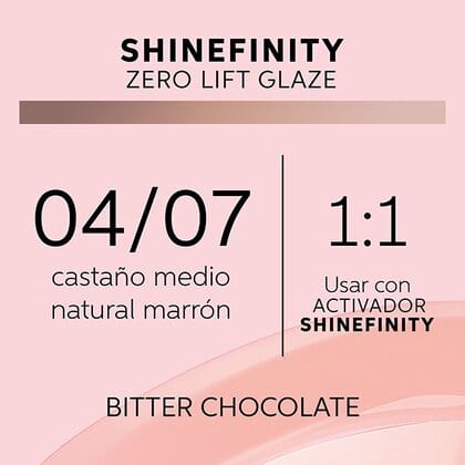 Shinefinity Wella 04/07 Castaño Medio Natural Marrón -60ML - Image 9