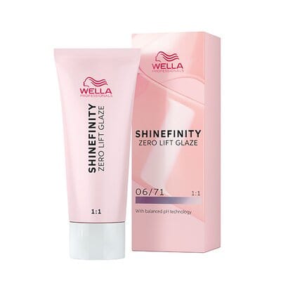 Shinefinity Wella 06/71 Rubio Oscuro Marrón Ceniza-60ML