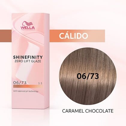 Shinefinity Wella 06/73 Rubio Oscuro Marrón Dorado-60ML - Image 7