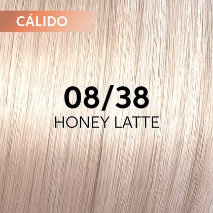 Shinefinity Wella 08/38 Rubio Claro Dorado Perla -60ML - Image 2