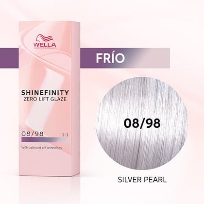 Shinefinity Wella 08/98 Rubio Claro Ceniza Perla -60ML - Image 7