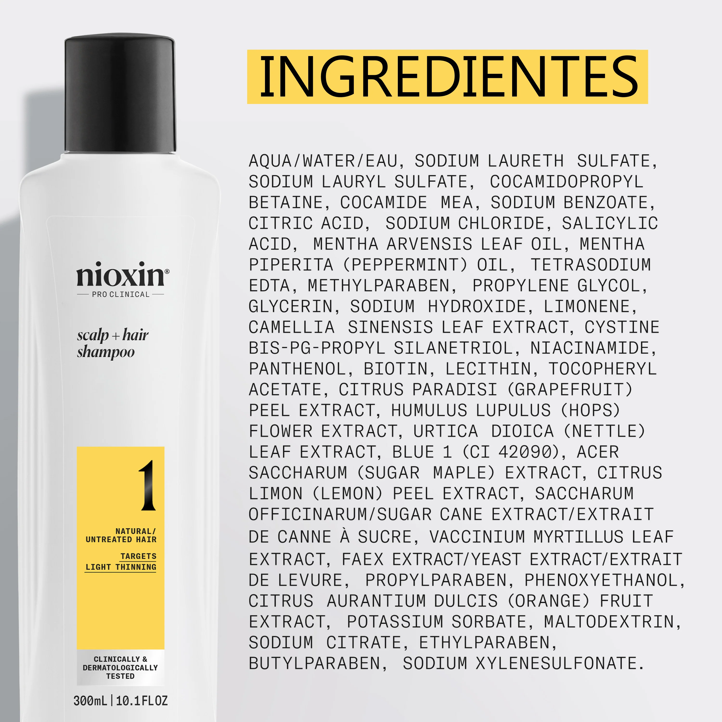 SYSTEM 1 CLEANSER Champú Step 1 Cabello Natural  300ml - Image 7