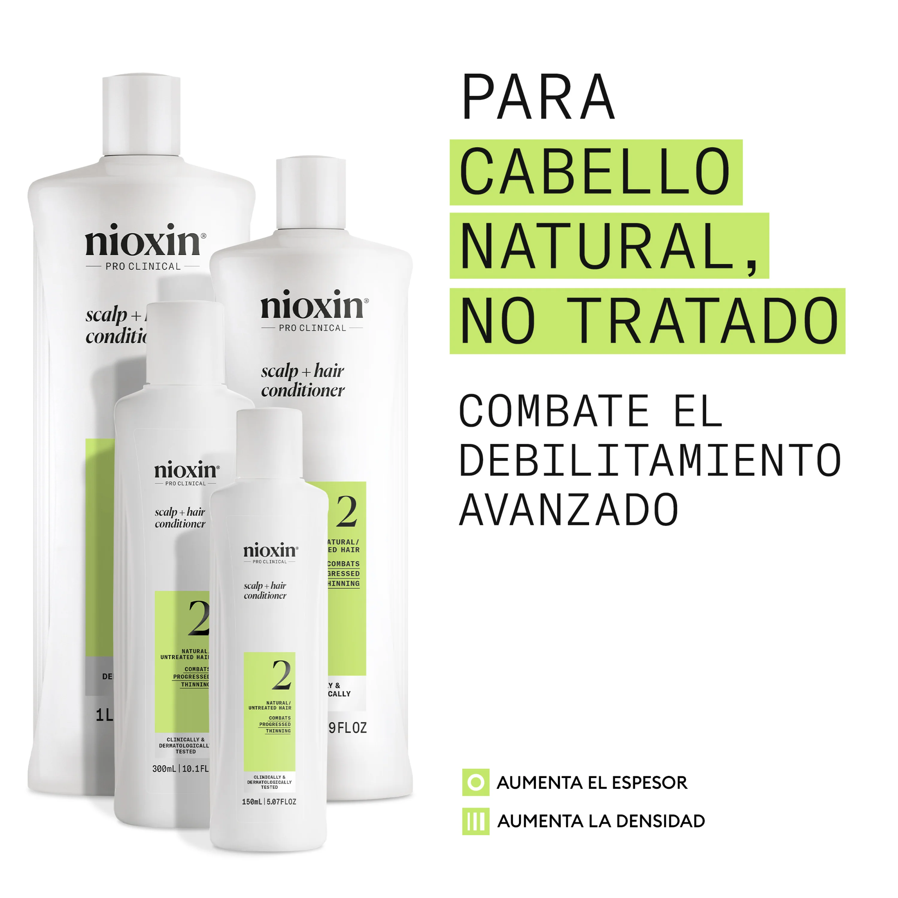 SYSTEM 2 SCALP THERAPY Acondicionador Revitalizante Step 2 Cabello Natural 1000ml - Image 9