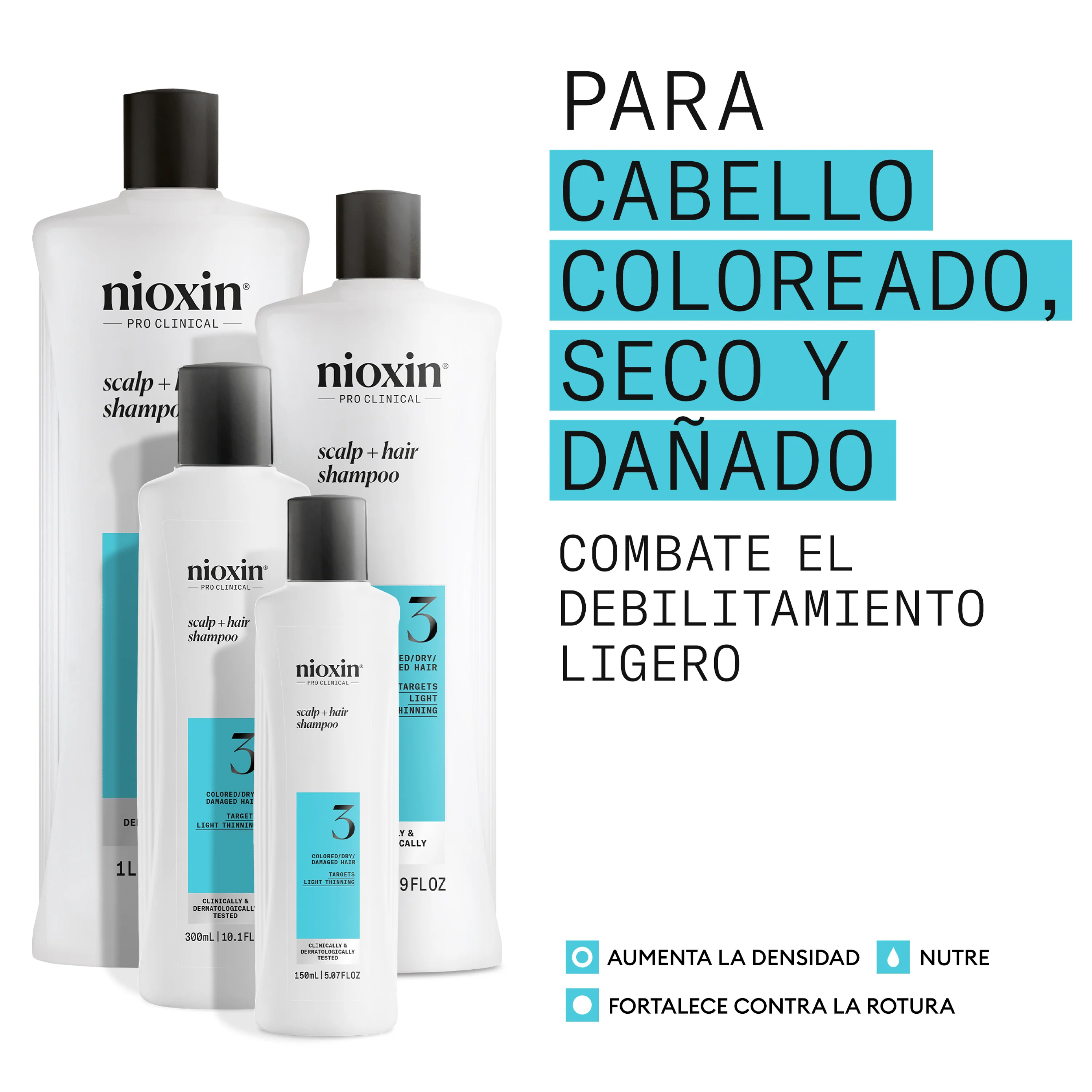 SYSTEM 3 CLEANSER Champú Step 1 Cabello Teñido 300ml - Image 7