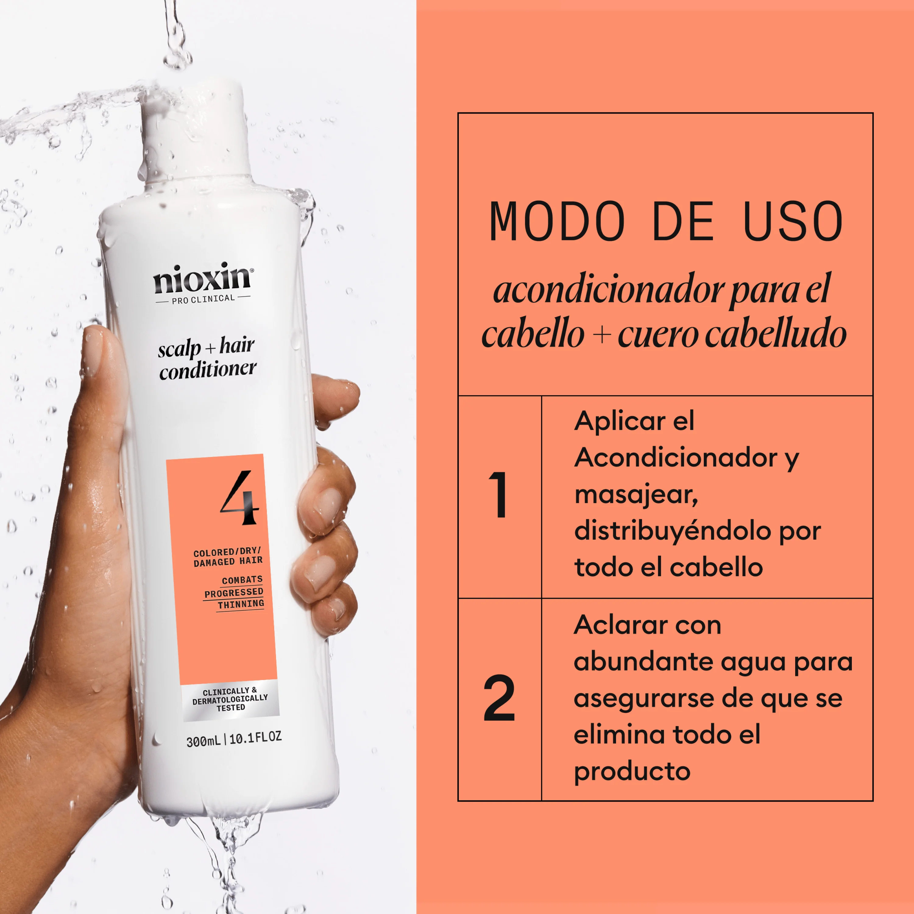 SYSTEM 4 SCALP THERAPY Acondicionador Revitalizante Step 2 Cabello Teñido 300ml - Image 9