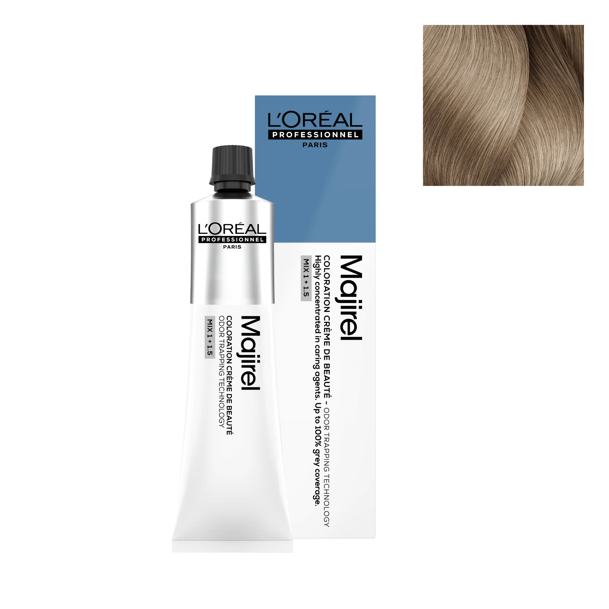 Tinte Majirel 10.12 - 60ml | Negro Ceniza Profundo - L'Oréal Professionnel