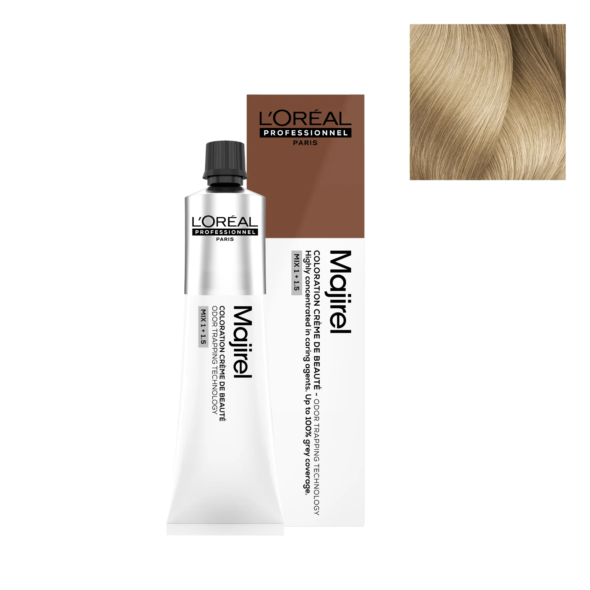 Tinte Majirel 10.31 - 60ml | Negro Dorado Ceniza - L'Oréal Professionnel