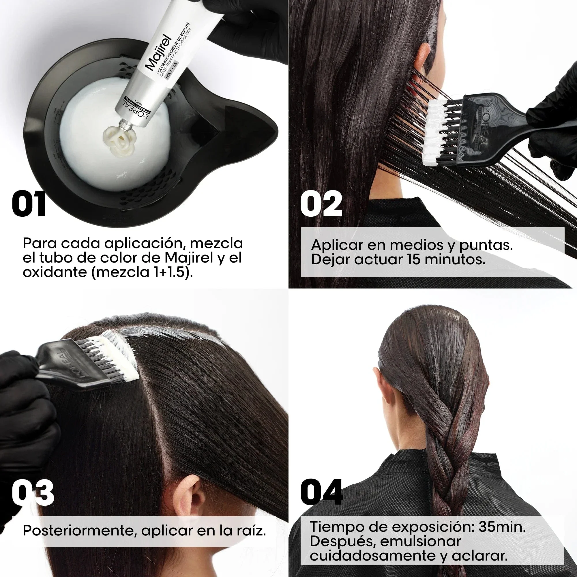 Tinte Majirel 4 - 60ml | Castaño - L'Oréal Professionnel - Image 6