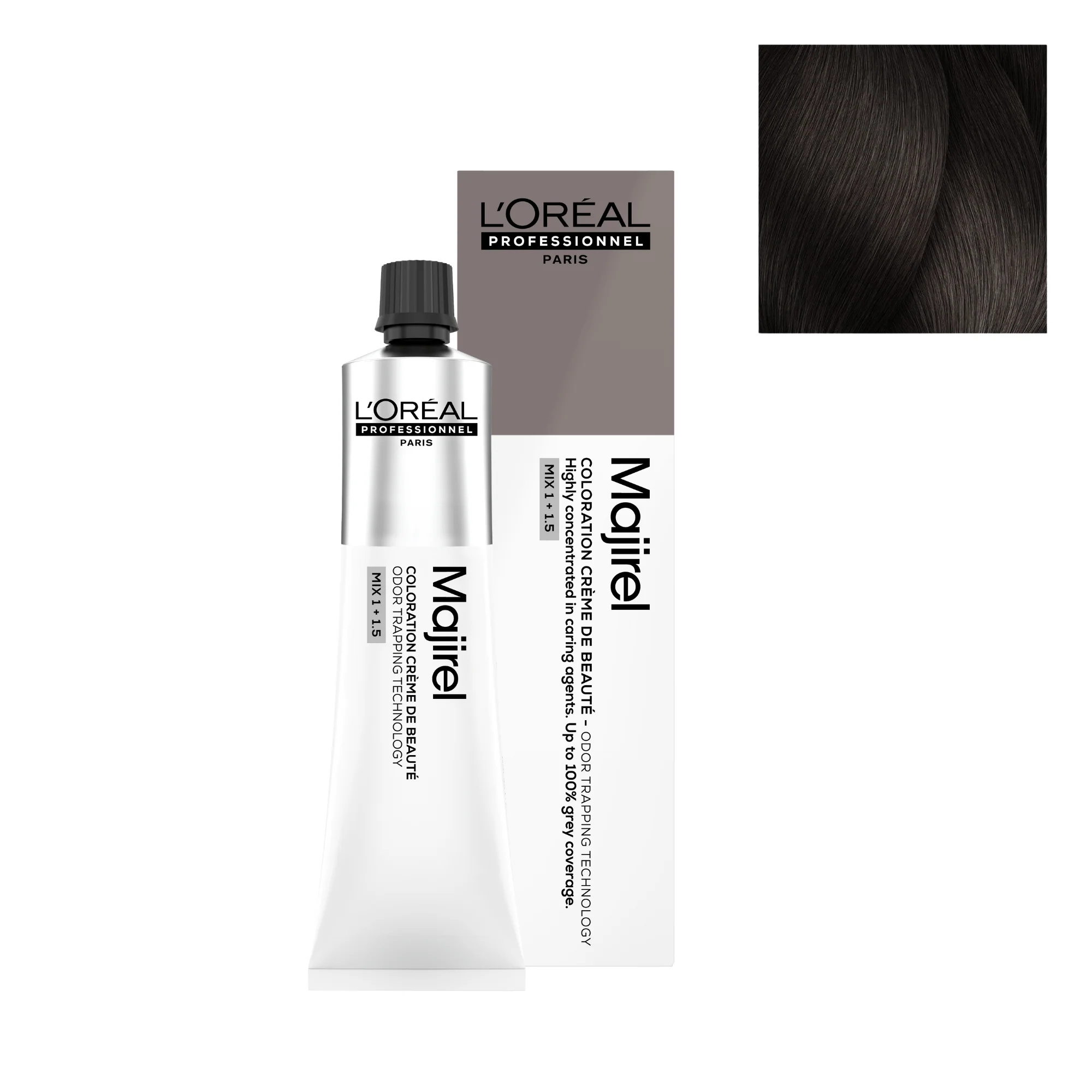 Tinte Majirel 5.18 - 60ml | Castaño Claro Ceniza Moca - L'Oréal Professionnel