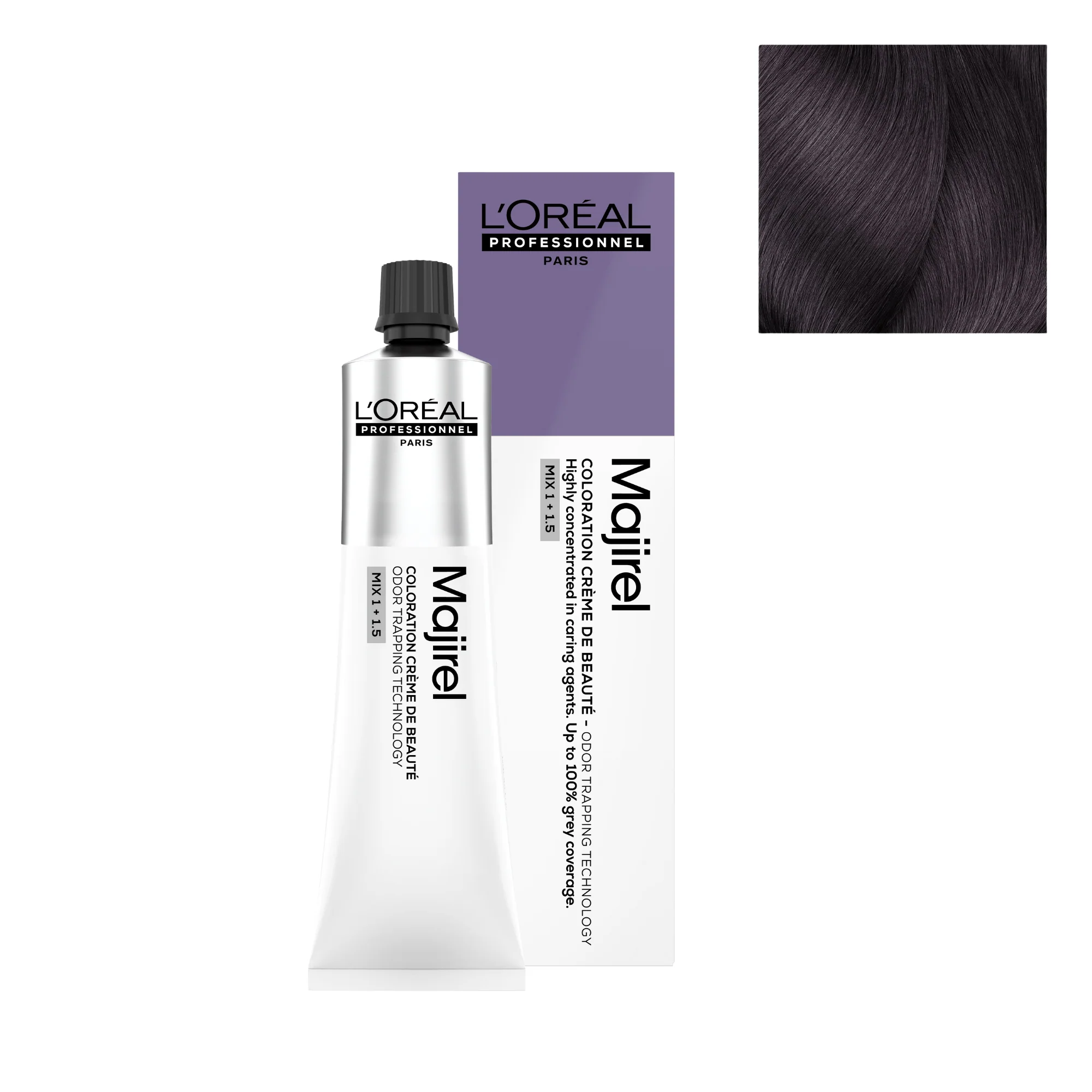 Tinte Majirel 5.26 - 60ml | Castaño Claro Irisado Rojizo - L'Oréal Professionnel