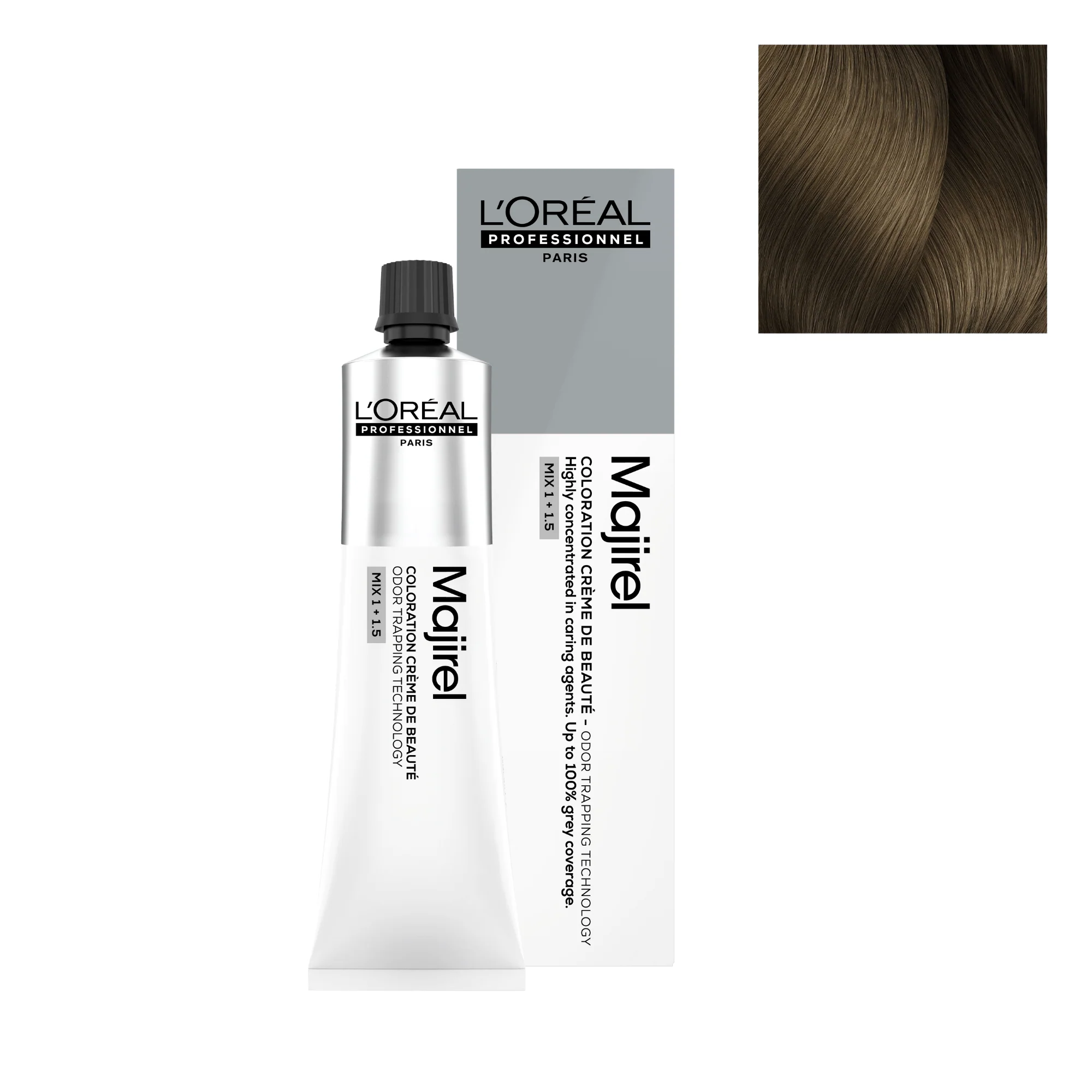 Tinte Majirel 8.0 - 60ml | Rubio Claro Intenso - L'Oréal Professionnel