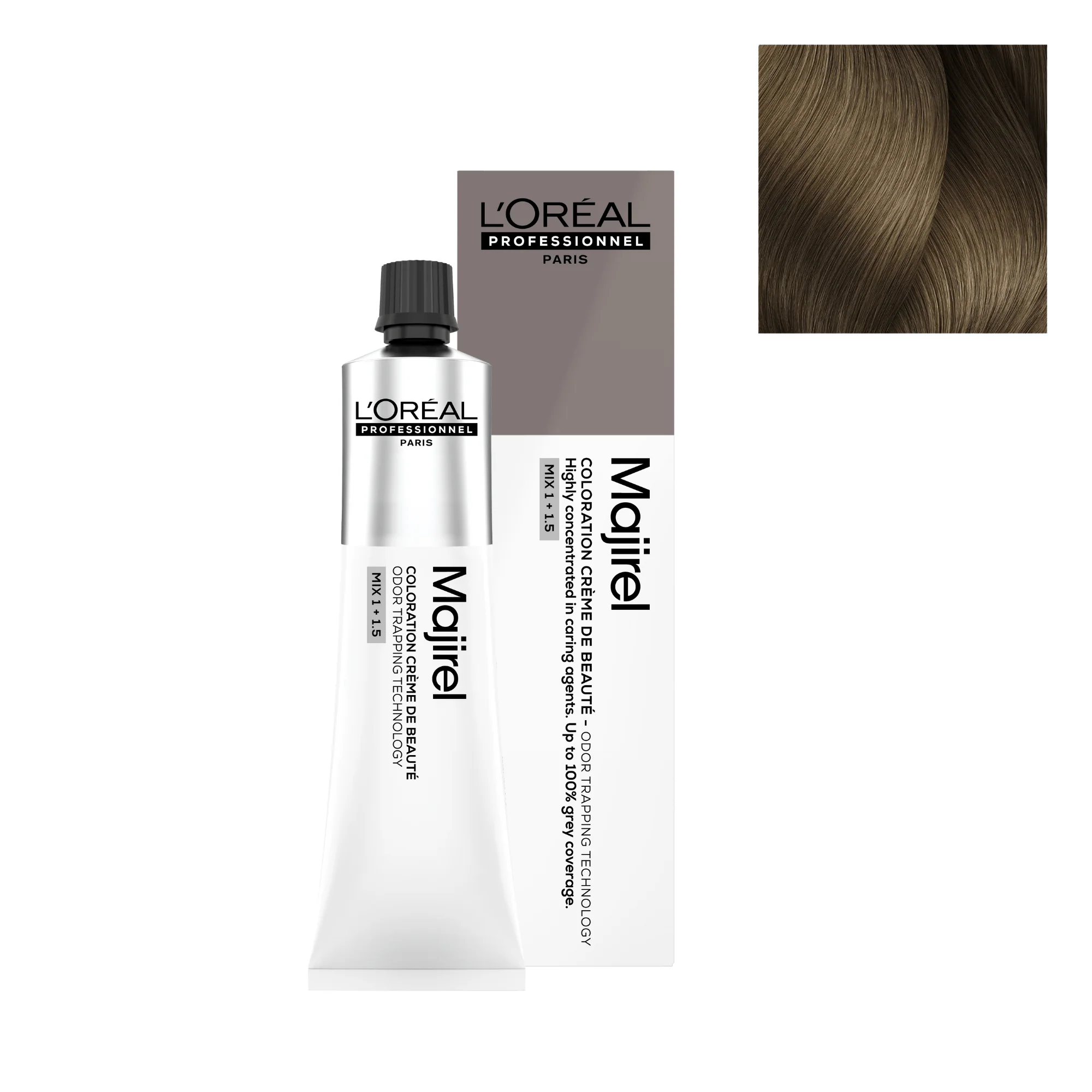 Tinte Majirel 8.13 - 60ml | Rubio Claro Ceniza Dorado - L'Oréal Professionnel