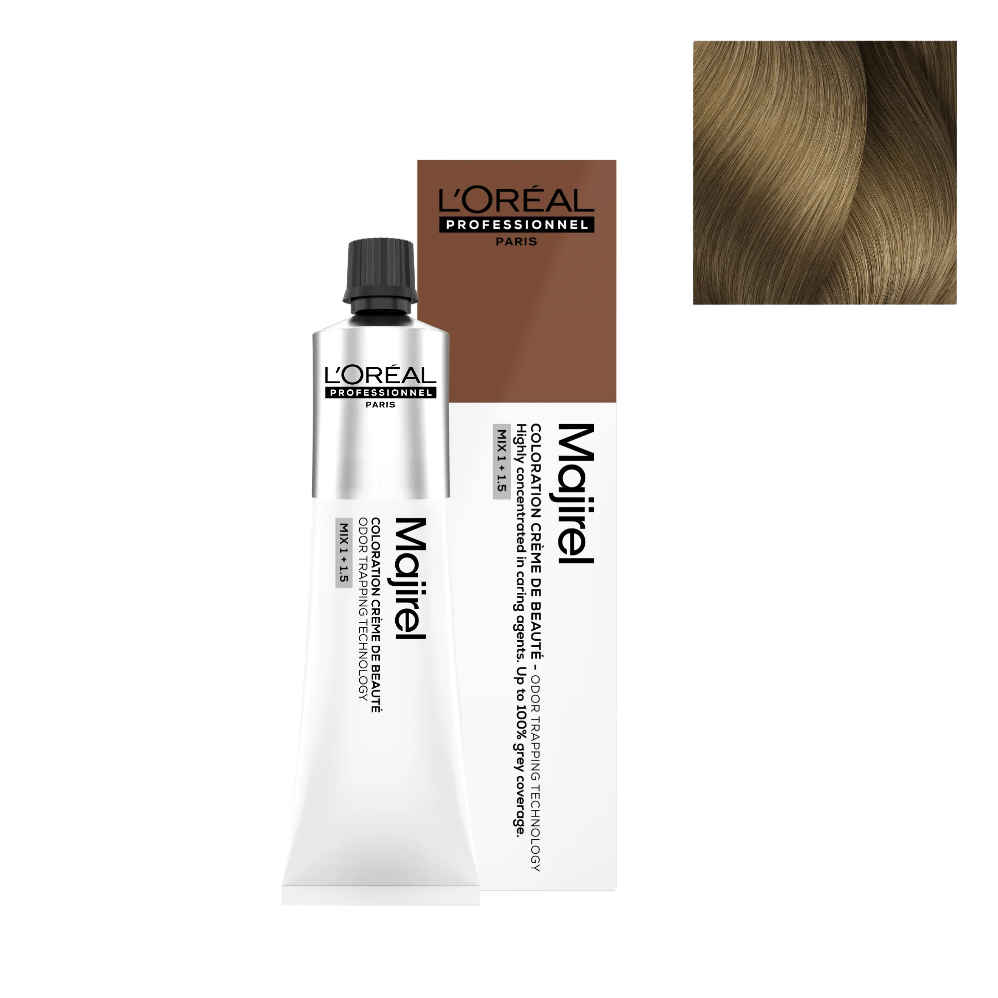 Tinte Majirel 8.31 - 60ml | Rubio Claro Dorado Ceniza - L'Oréal Professionnel